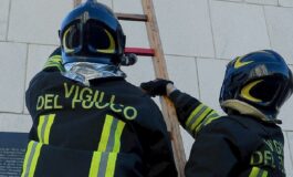 appartamento in fiamme testaccio