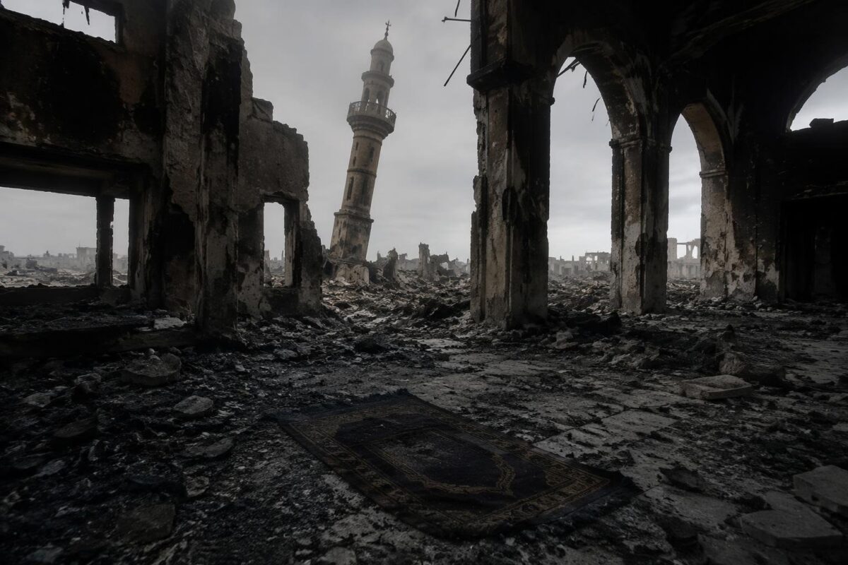 Coloni israeliani danno fuoco a due moschee in Cisgiordania mentre le forze armate arrestano 80 palestinesi