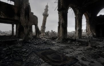 Coloni israeliani danno fuoco a due moschee in Cisgiordania mentre le forze armate arrestano 80 palestinesi