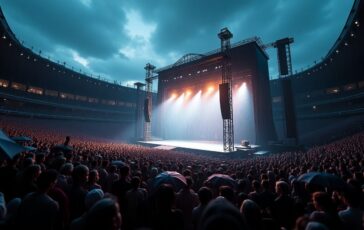 Concerto Bad Bunny a Milano: grandine interrompe lo show, 80mila spettatori in fuga