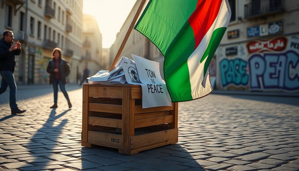 Manifestanti contro convegno Italia-Israele: