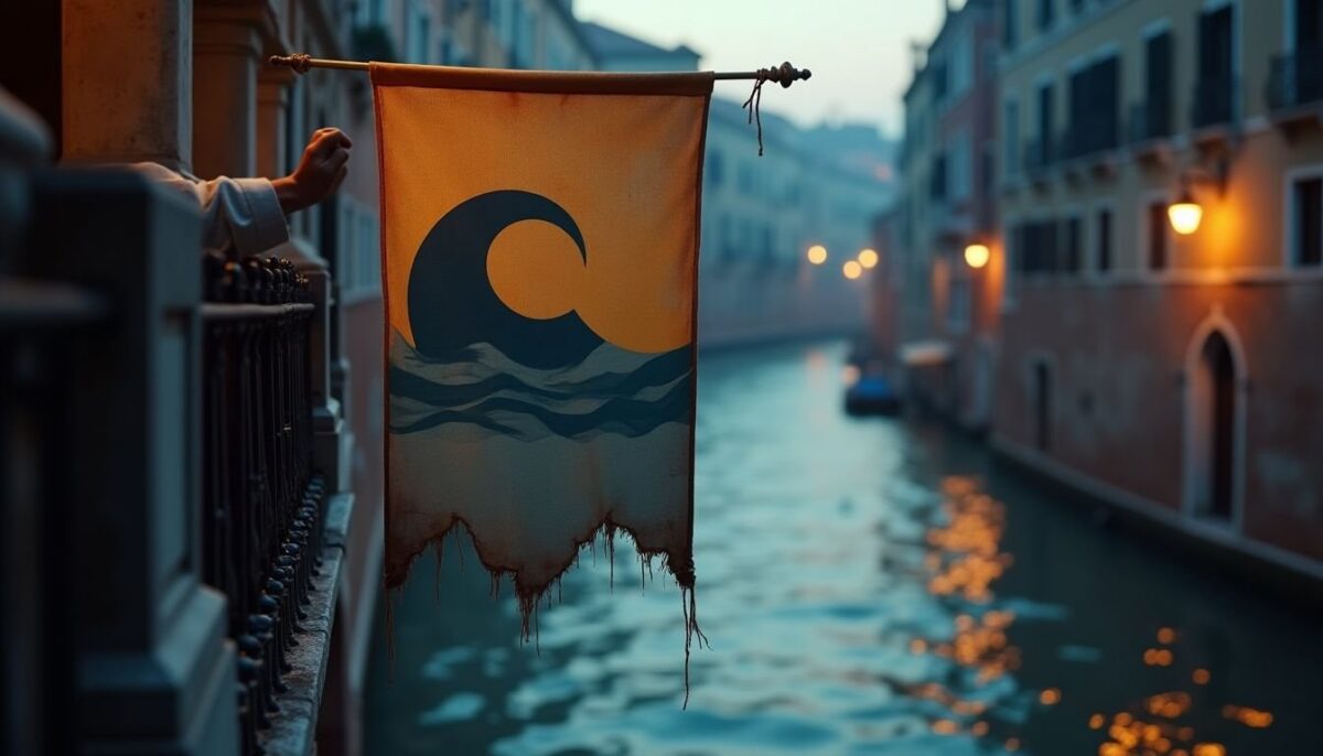 Manifestazione a Venezia contro Tilman J. Fertitta e il suo yacht Boardwalk