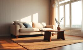 Minimalismo caldo per una casa accogliente: palette neutre, texture naturali e luce a strati