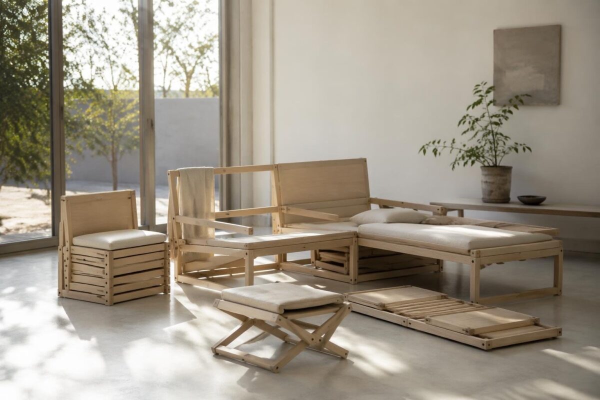 Soluzioni d’arredo smontabili e multifunzione per chi cambia spesso casa