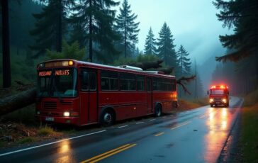 Temporale in Alto Adige: albero cade su bus Prissiano-Nalles