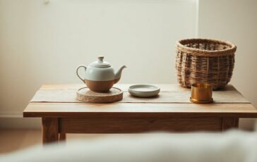 Warm minimalism: come usare materiali naturali e luci