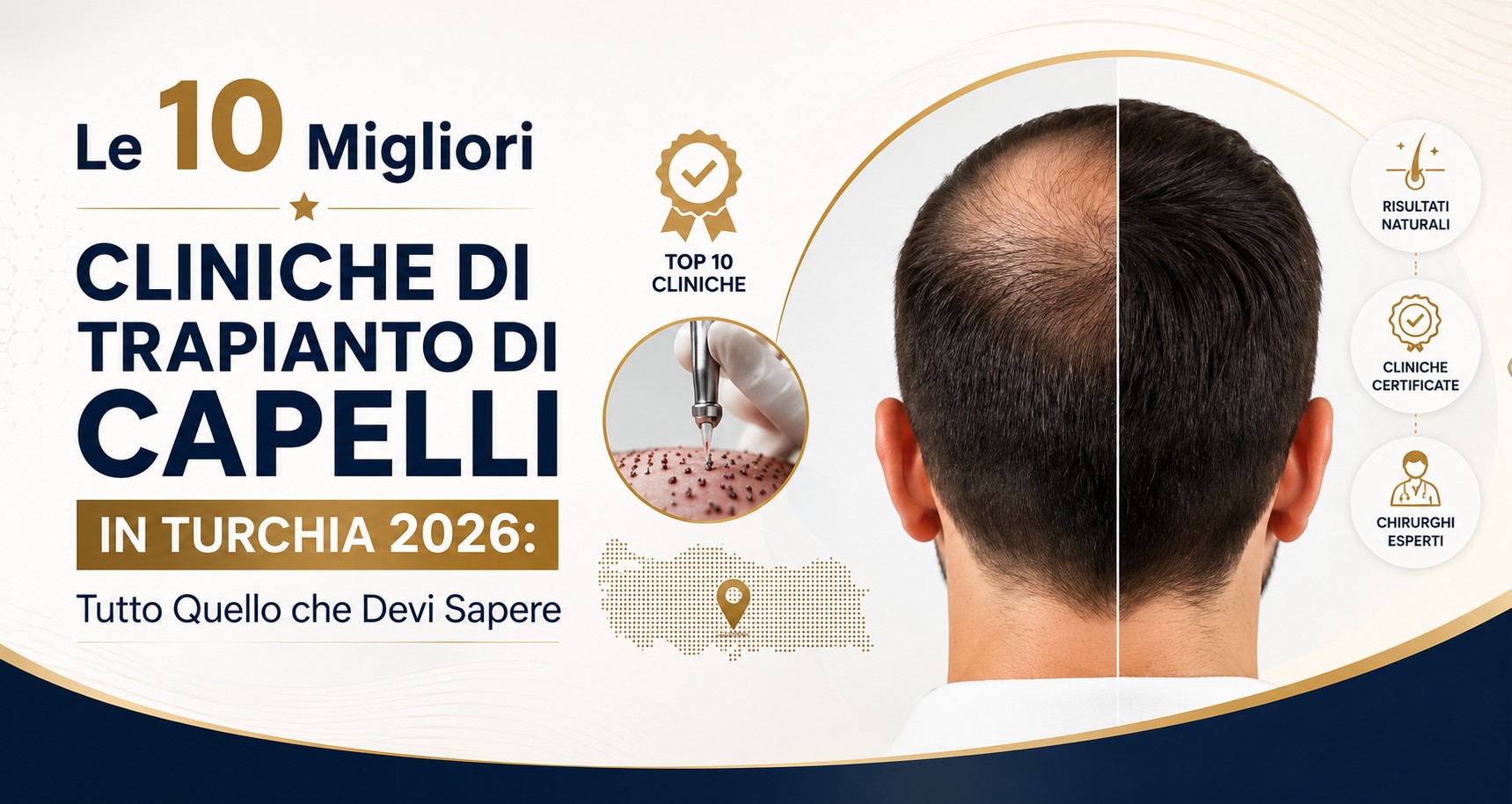 Le 10 Migliori Cliniche di Trapianto di Capelli in Turchia 2026: Tutto Quello che Devi Sapere