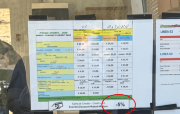 A Cortina se paghi con la carta spendi di meno il colpo di scena alla seggiovia 364x230