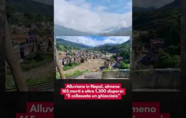 Alluvione in Nepal almeno165 morti e oltre 1.300 dispersi E collassato un ghiacciaio 364x230