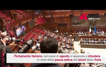 Chiusura estiva del Parlamento le date 364x230