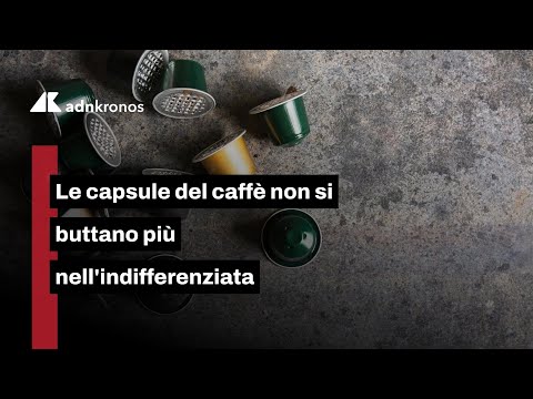 Dove si buttano le capsule del caffè? Non più nell'indifferenziata