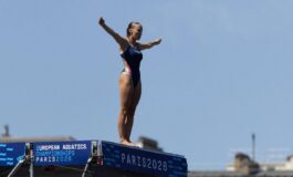 Europei tuffi Cosetti da sogno medaglia dargento nella categoria grandi altezze 265x160
