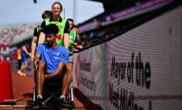 Furlani nuovo infortunio agli Europei lazzurro lascia lo stadio in sedia a rotelle 265x160