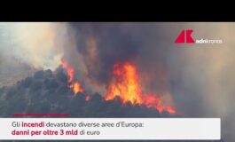 Incendi in Europa danni per oltre tre miliardi di euro 265x160