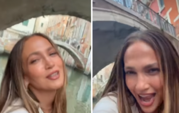 Jennifer Lopez a Venezia il giro in gondola come Madonna lo show con Like a Virgin 364x230