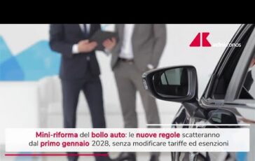 Mini riforma del bollo auto le novita 364x230