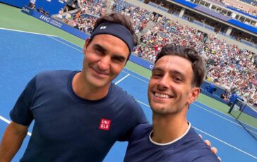 Musetti allenamento show con Federer a New York Onorato di aver condiviso il campo con il re 364x230
