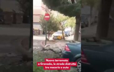 Nuovo terremoto a Granada le strade distrutte tra macerie e auto 364x230