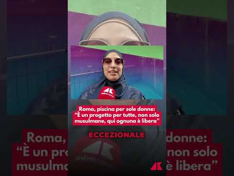 Roma, piscina per sole donne: “È un progetto per tutte, non solo musulmane, qui ognuna è libera”
