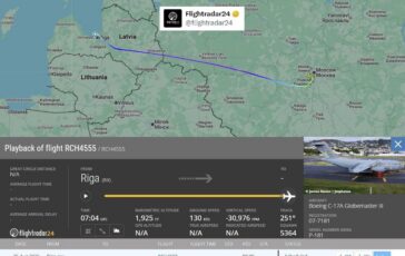 Russia media aereo militare Usa atterrato a Mosca dal Cremlino nessuna informazione 364x230