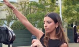 Saluto nazista davanti allambasciata del Marocco a Madrid chi e lattivista 24enne virale sui social 265x160
