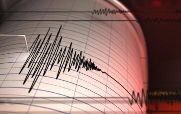 Scossa di terremoto di magnitudo 4.7 in Tibet 364x230
