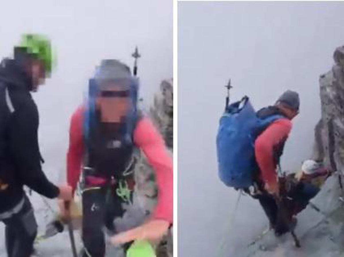 “Spostati, idiota”: insulti e spinte sulle vetta a 3000 metri