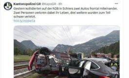 Svizzera incidente stradale a Schiers morti due italiani 265x160