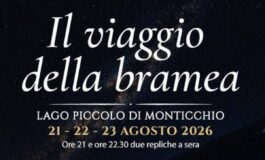Teatro il viaggio della Bramea a Monticchio spettacolo di luci droni e danza 265x160