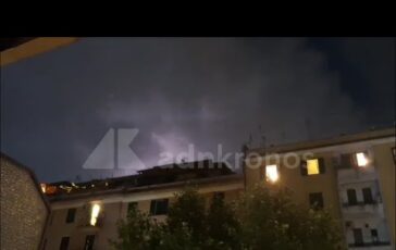 Tempesta di fulmini su Roma lo spettacolo suggestivo 364x230
