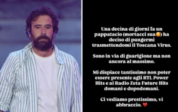 Tommaso Paradiso ha il Toscana virus Mi ha punto un pappatacio 364x230