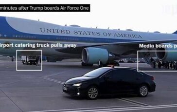 Trump e la falsa partenza sullAir Force One il depistaggio del tycoon contro la minaccia dellIran 364x230