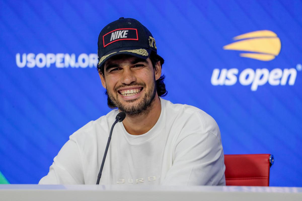 Us Open, riecco Alcaraz: "Sto benissimo, sono pronto. Sinner? Spero torni al massimo"