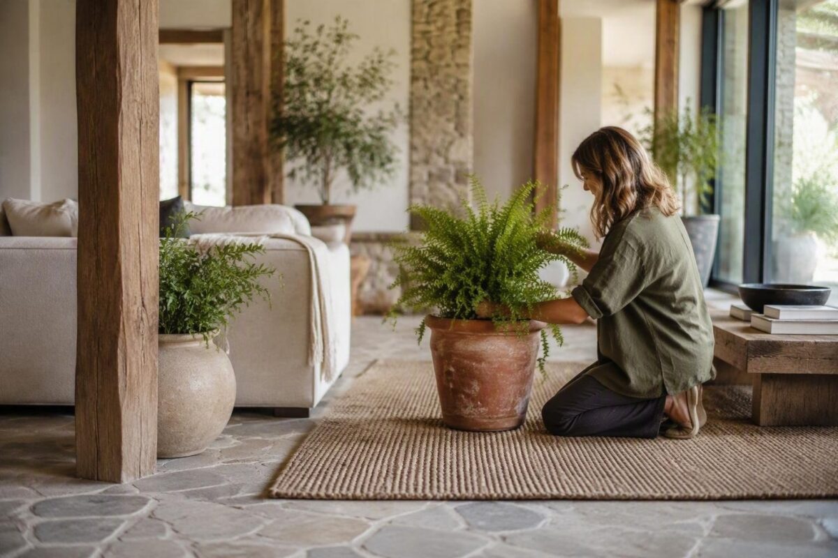 Biophilic design domestico: luce, piante, texture e colori