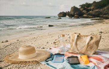 Guida agli accessori mare essenziali per protezione, idratazione e sicurezza