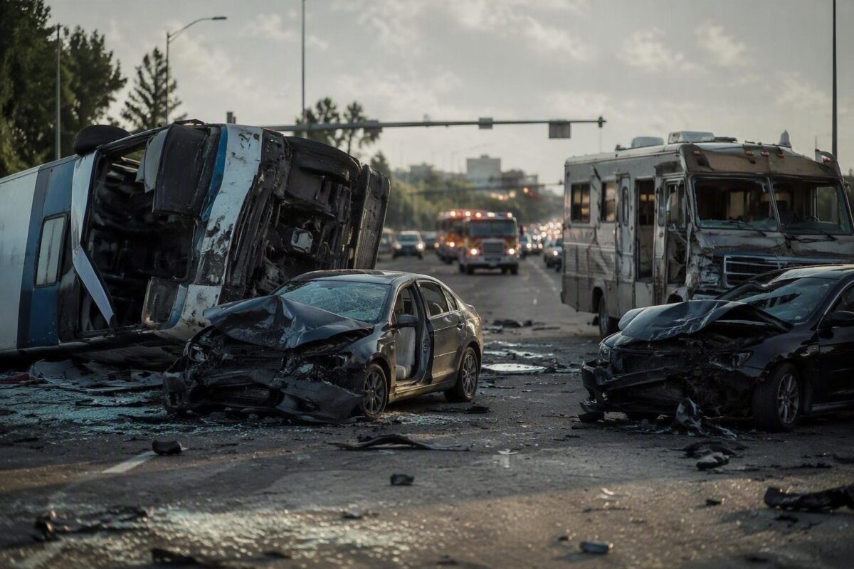 Incidente mortale sulla Terni-Rieti: autobus, auto e camper coinvolti