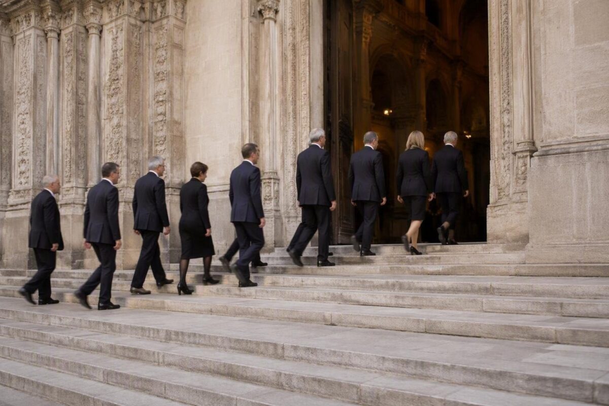 Luigi Lovaglio e altri insigniti del Premio Mangia a Siena