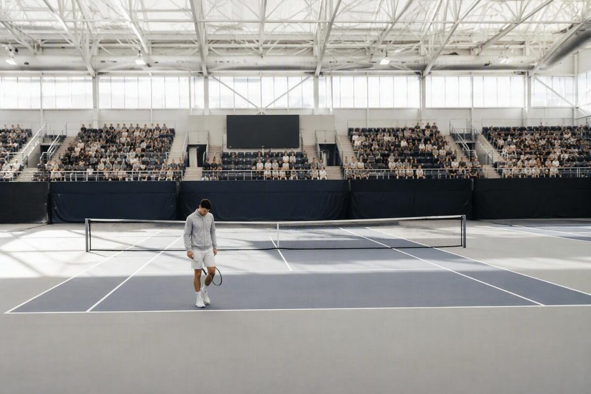 Medvedev scherza sul pickleball durante una partita persa a Winston-Salem