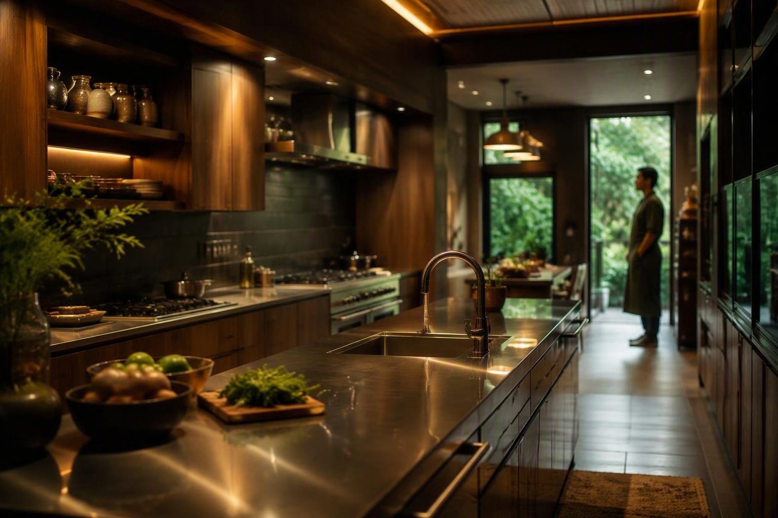 Palette cucina senza tempo: abbinare legno, metallo e pietra