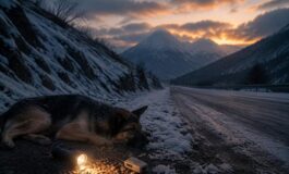Salvataggio eroico: cane pastore tedesco recuperato dalla polizia a Bardonecchia