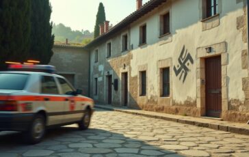 Svastica nella villa comunale di Militello: condanna unanime e richiesta di indagini