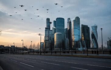 Ukraina lancia massiccio attacco con droni contro Mosca