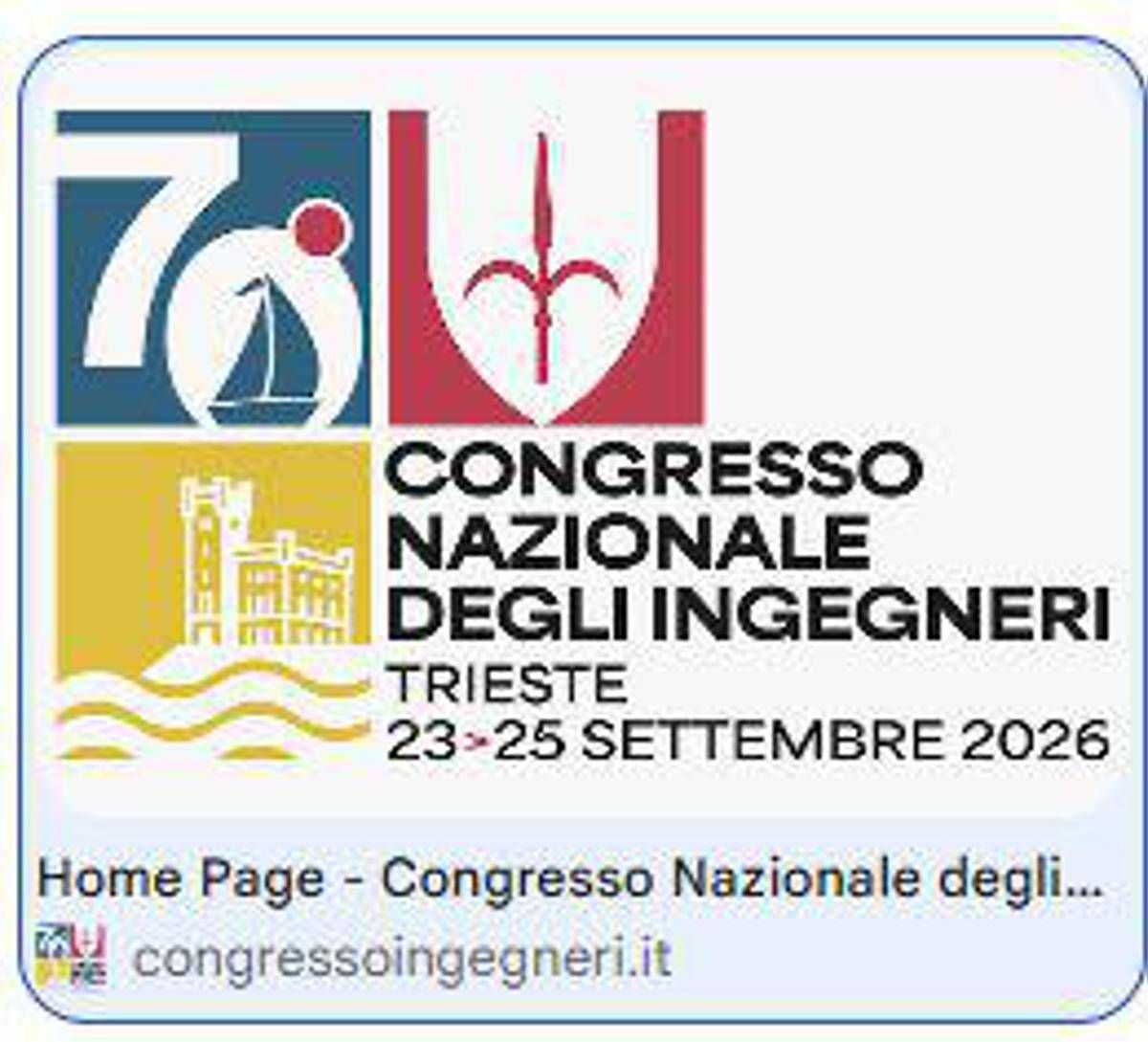 70° Congresso nazionale ingegneri, categoria protagonista della società 5.0