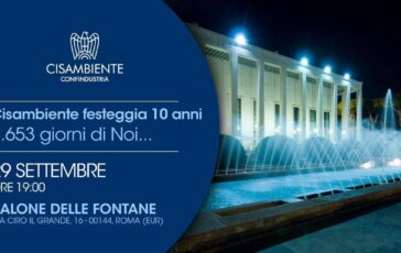 A Roma festeggiati i 10 anni di Cisambiente 364x230