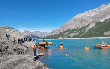 A2a presenta il progetto Teti in Valtellina la prima tecnologia subacquea in italia per la gestione dei sedimenti negli invasi idroelettrici 364x230
