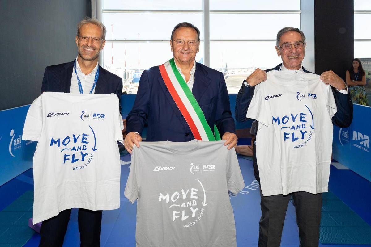 Aeroporti, al via 'Move and Fly': AdR e Asi portano lo sport nei terminal di Fiumicino
