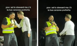 Alfa allArena di Verona il duetto con lo steward diventa virale Ma la sai Il video 265x160