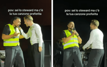 alfa allarena di verona il duetto con lo steward diventa virale ma la sai il video 2