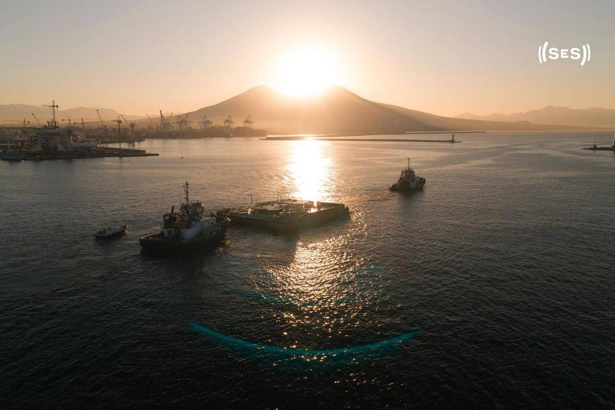 America’s Cup, sul lungomare Caracciolo arriva il 'pontone', l’isola che c’è verso Napoli 2027