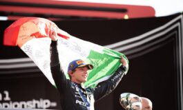 Antonelli trionfo nel Gp di Monza e lacrime Non so cosa ho fatto. I tifosi Adesso vinci il Mondiale 265x160